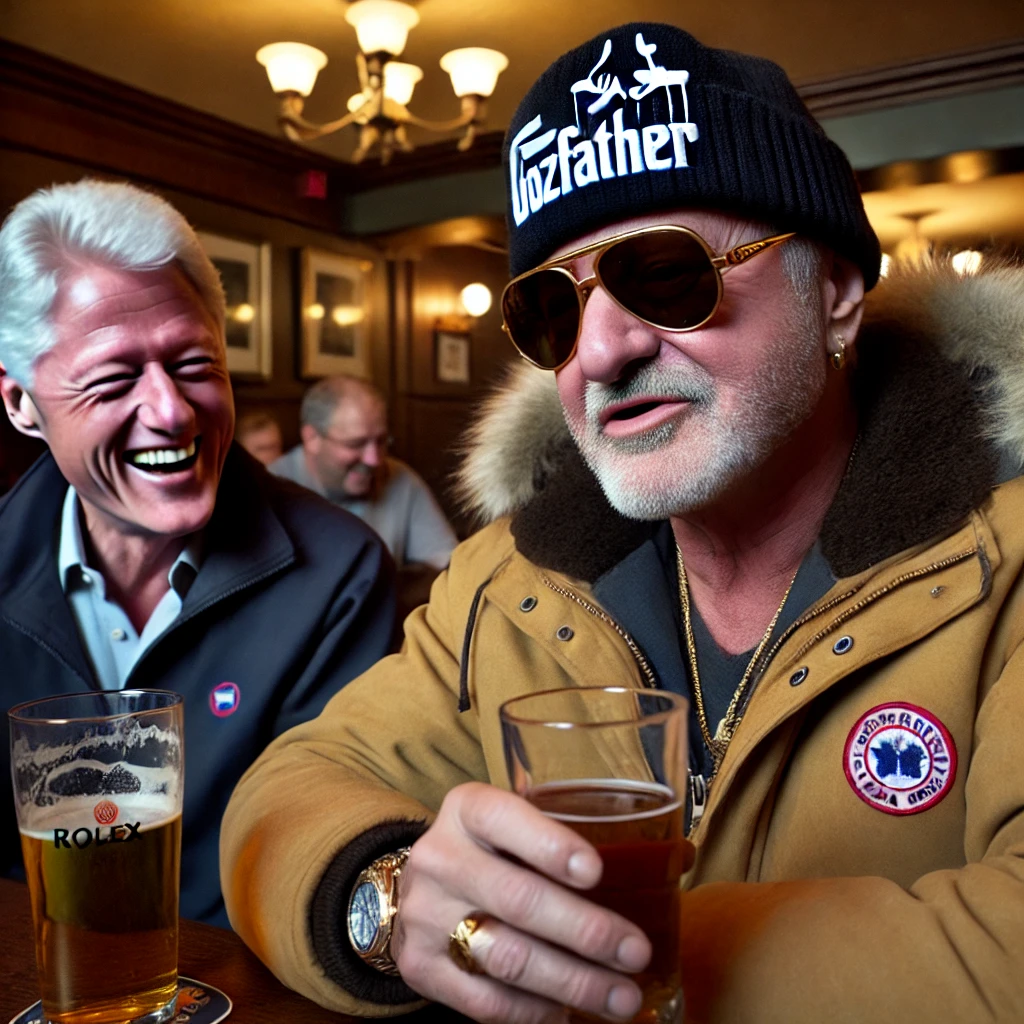 With Bill Clinton